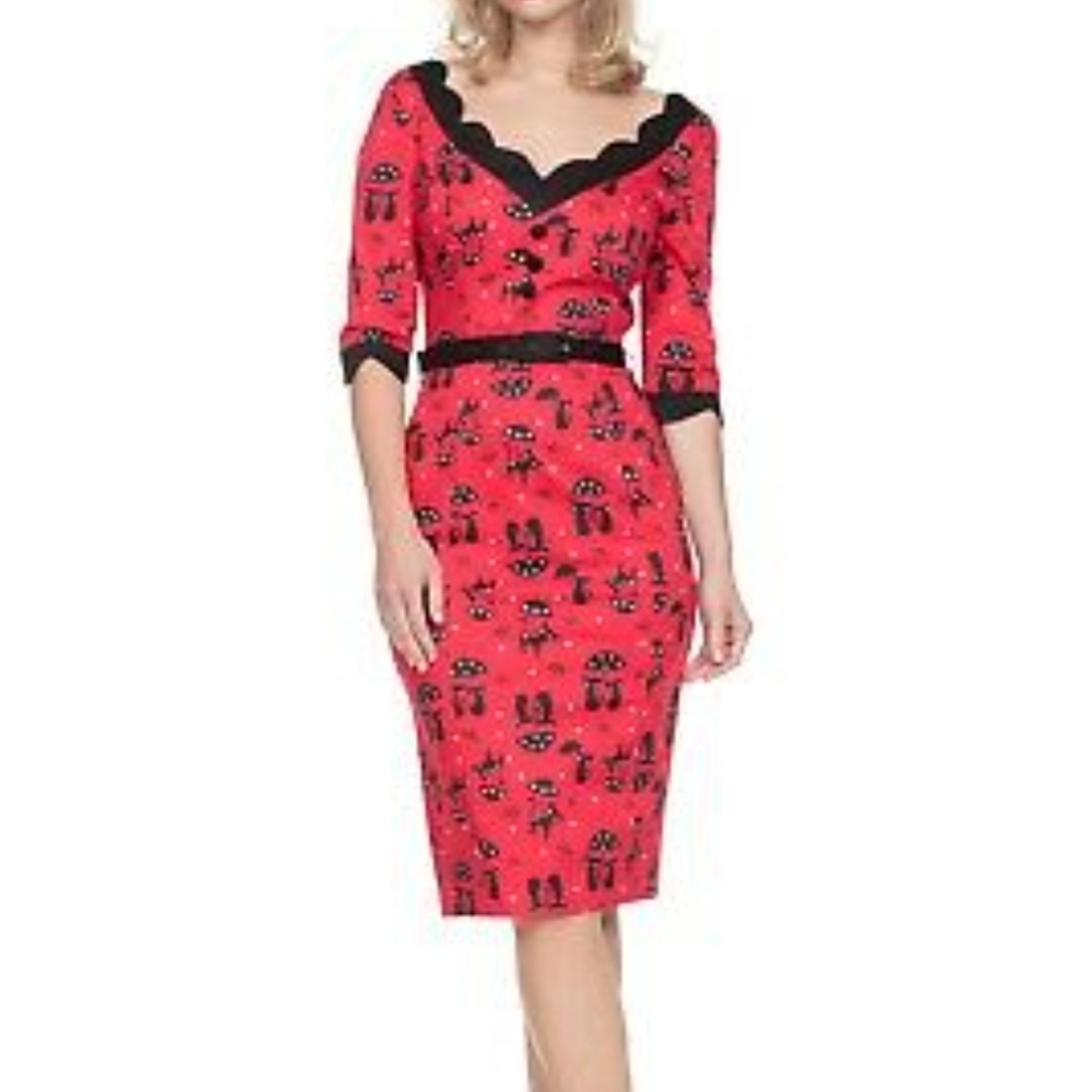 Voodoo vixen cat wiggle dress
